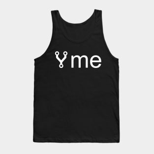 Fork Me - Funny Programmer Design with Git Fork Symbol Tank Top